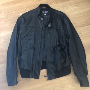 Armani leather jacket